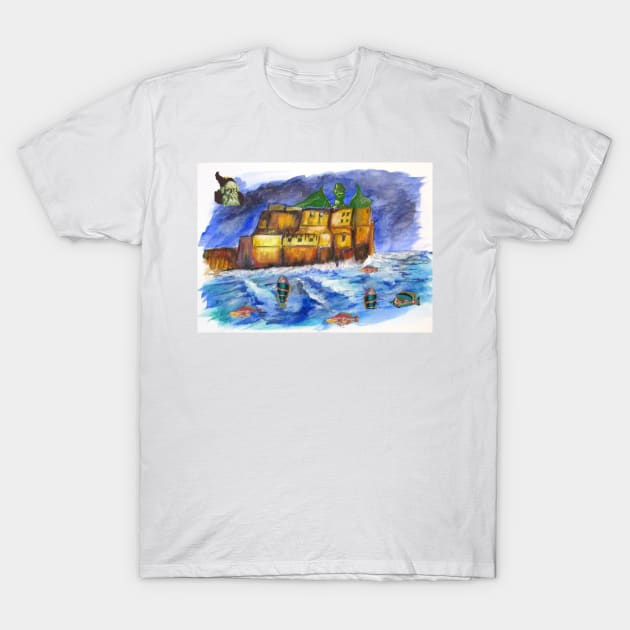 Stormy Castle Infested T-Shirt by cjkell